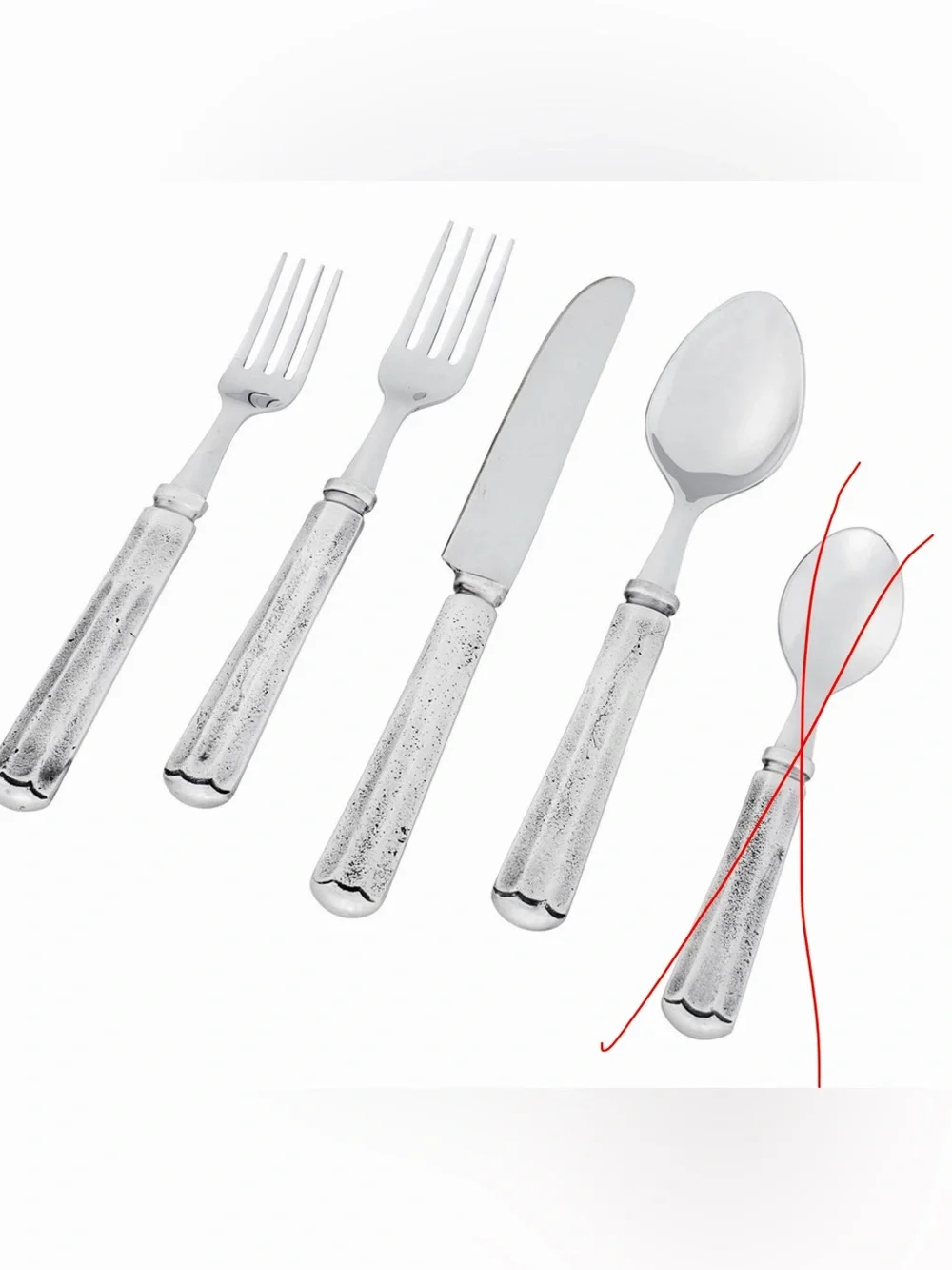 Pottery Barn Tivoli Flatware 16 pieces total - NO TEASPOONS INCLUDED